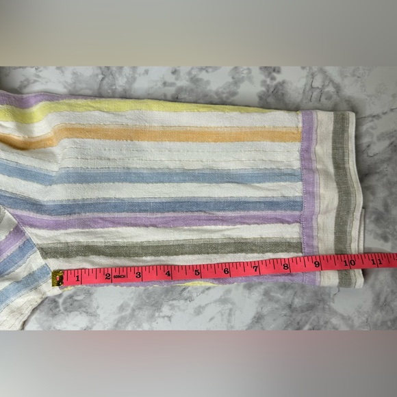French Dressing Jeans Women's Multicolor Striped Top sz XL - Picture 4 of 8